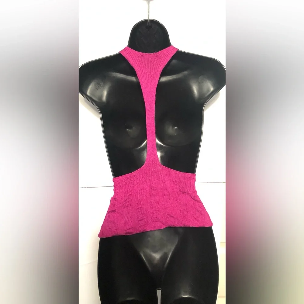Free people intimately free pink switch it up ribbed‎ racerback top size new